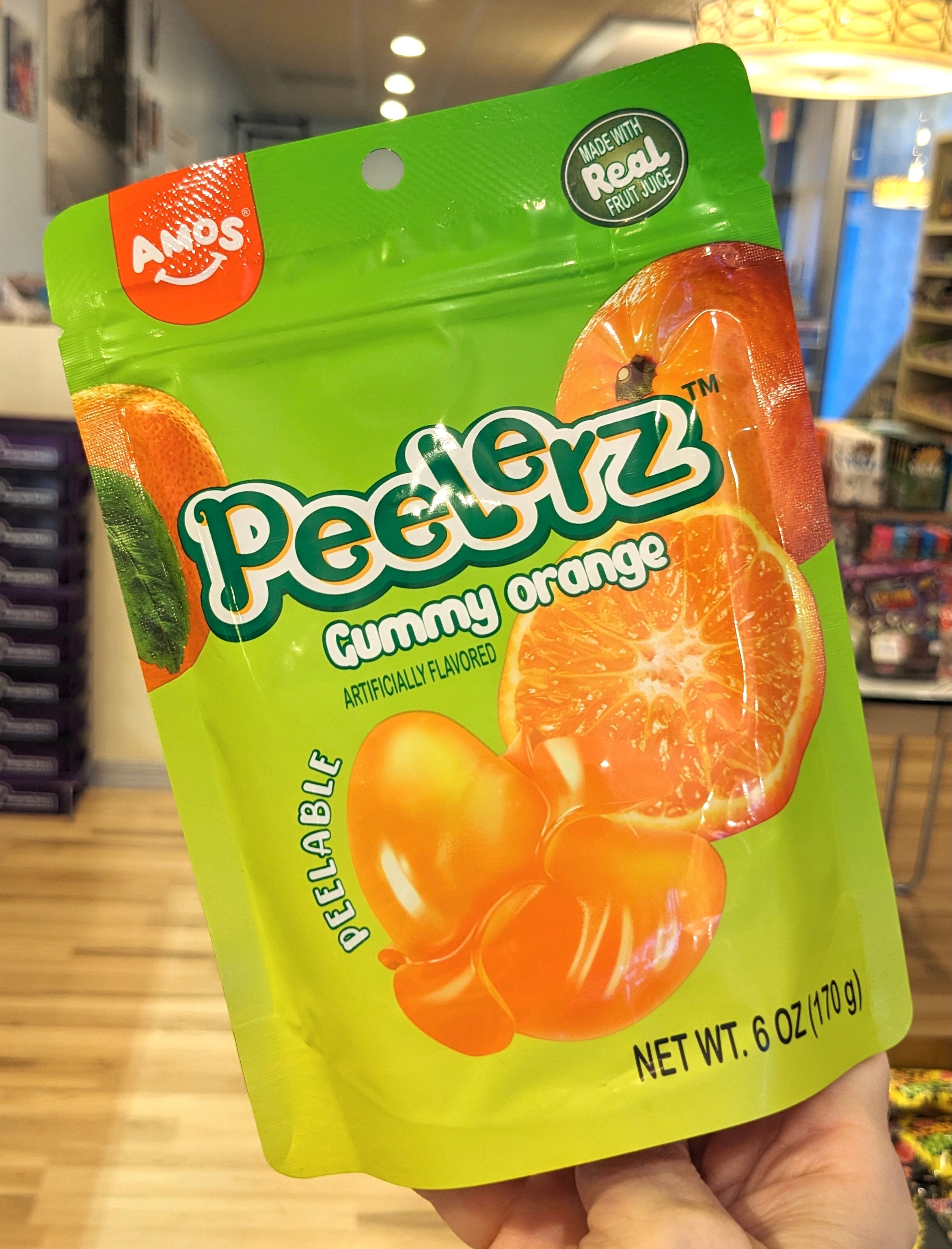 Amos Peelerz Gummy Orange | Georgie Lou's Retro Candy