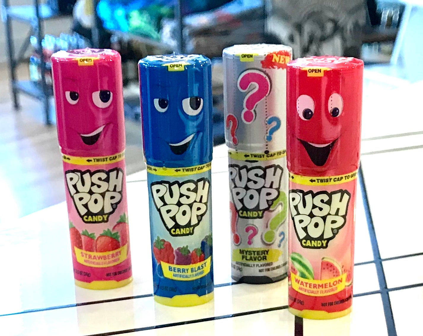 邦楽 CRUSH GALS YOUNG POPS FOR YOUNG ADULTS Mixed-Fruit-Flavor-Finger-Push