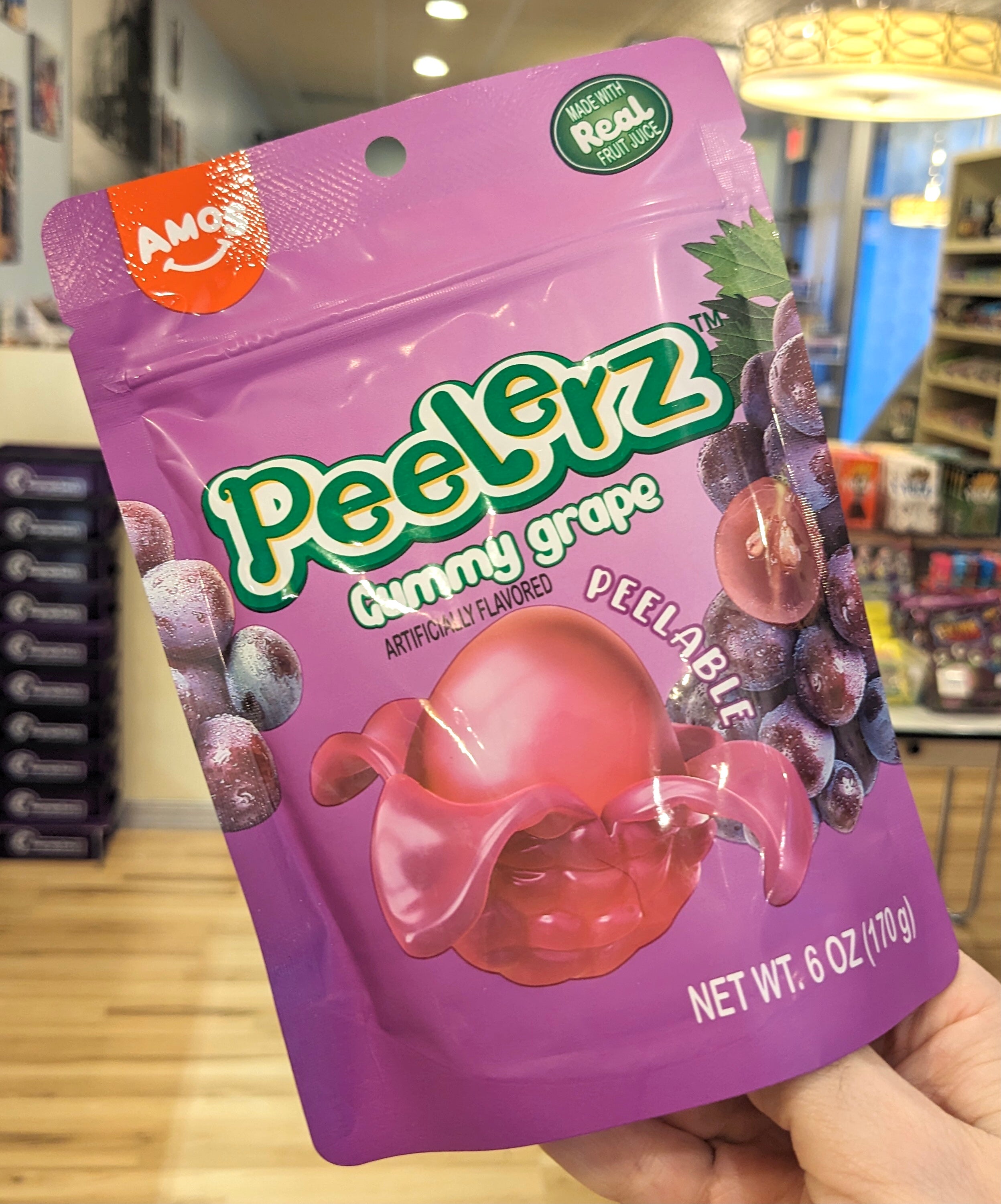 Amos Peelerz Gummy Grape | Georgie Lou's Retro Candy