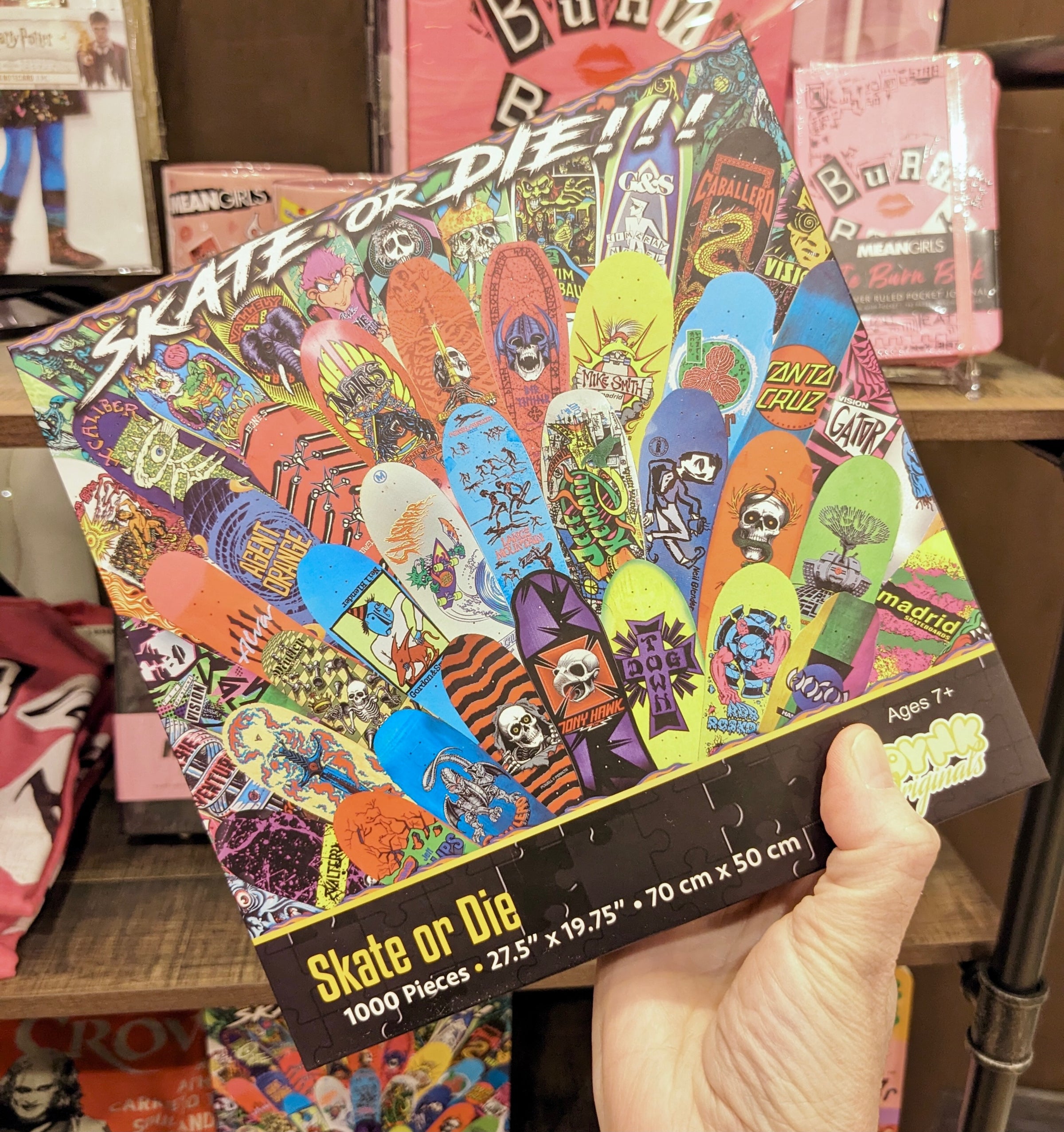 TK Skate or Die 1000 Piece Jigsaw Puzzle | Georgie Lou's Retro Candy